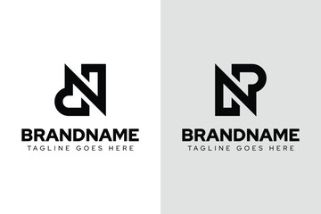Letters DN NP Monogram Logo, for any business with DN ND NP PB initials © Prayoga