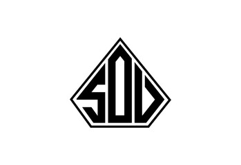 SDV Custom Monogram Logo Design.