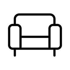 Couch Line Icon of Household and Lifestyle Icon Set