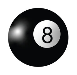 pool ball number eight