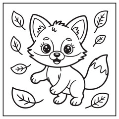 Autumn Scenes Coloring Pages