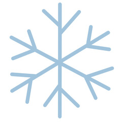 Cute Snowflake Winter Collection, Abstract Snow Crystal Illustration Set