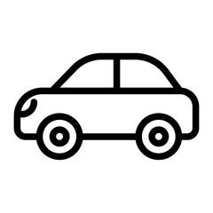 Car Line Icon of Automotive and Vehicles Icon Set