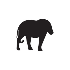 Elephant Silhouette Illustration