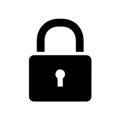 lock icon vector illustration