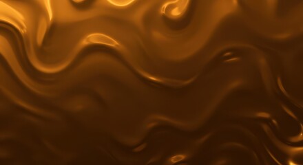 A rich, golden, flowing texture, displaying subtle, undulating waves of liquid gold.