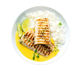 grilled mahi mahi with mango sauce 
