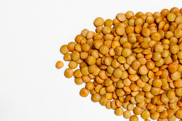 Lentils are small brown legumes rich in protein and fiber