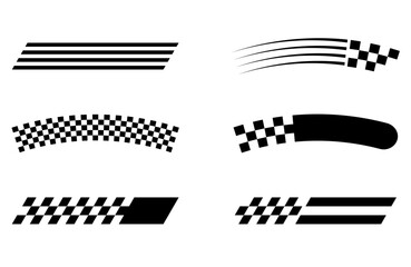Racing Stripes and Checkered Flags.
