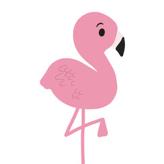 pink flamingo vector illustration
