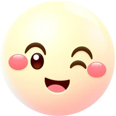 3d yellow emoji emotion character