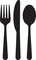 Fork vector sign art