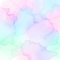 Subtle pastel watercolor wash creates a serene and dreamlike background texture perfect for artistic projects and