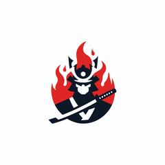 Samurai fire logo