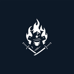 Samurai fire logo
