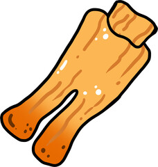 인삼 일러스트 요소