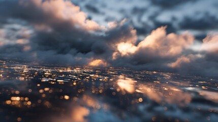 Cityscape dusk