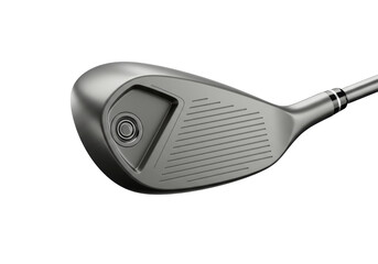 Isolated Golf Club Head Closeup for Precision Putting and Driving on the Green