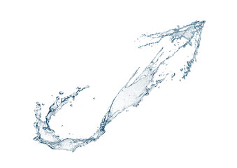 抽象的な青い水しぶき