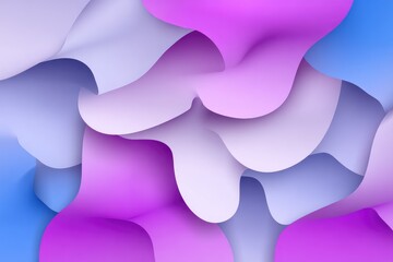 Abstract pastel wave pattern, layered, flowing