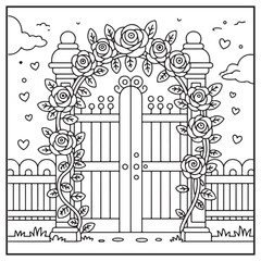 Secret Garden Coloring Pages