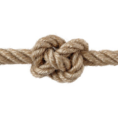 Knot tying technique workshop tutorial craft isolated on transparent background