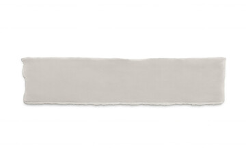 Torn piece of white paper with transparent background, ideal for adding a realistic touch to designs and projects