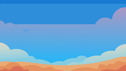 Obraz premium Expansive Vast Sky Texture a Serene Nature Vector Illustration