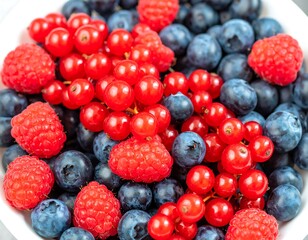 Colorful mix of fresh berries (2)
