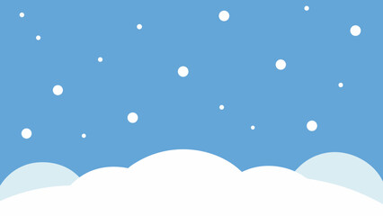 Peaceful Soft Snow Falling on Ground a Serene Nature Vector Artwork
