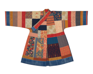 Patchwork kimono a fusion of traditional japanese style and modern textile art in rich color schemes