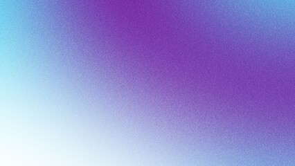 Obraz premium Abstract purple and blue gradient background with grainy texture effect