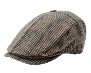 Stylish flat cap with a woven pattern, perfect for adding a touch of sophistication to any outfit