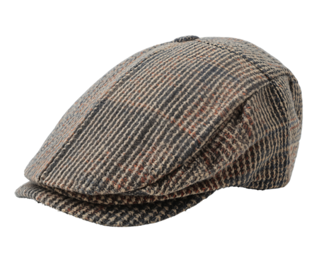 Stylish flat cap with a woven pattern, perfect for adding a touch of sophistication to any outfit