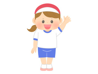 運動会_選手宣誓_女の子