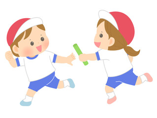 運動会_リレー