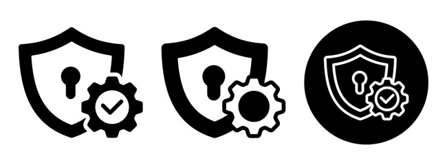 Security Setting Icon Collection Glyph & Mixed Style