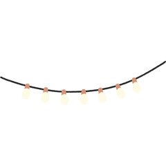 Christmas cartoon transparent background for decoration