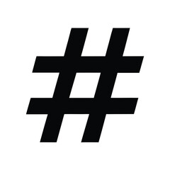 digital hashtag social media symbol