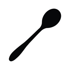 wooden spoon cooking utensil silhouette