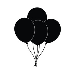 balloons decoration festival vector design