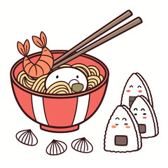 illustration of a bowl of ice cream
