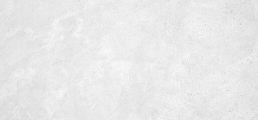 Blank white grunge cement wall texture background, banner, interior design background, banner