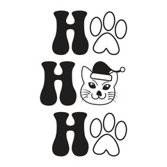 Pawsitively Meowy Christmas Ho Ho Ho