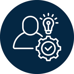 Competencies icon for business, website, application, printing, document, poster design, etc