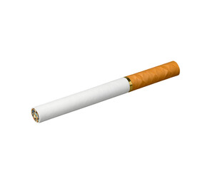 Cigarette on transparent background