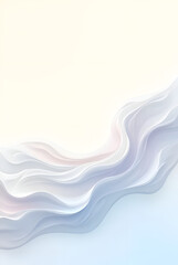 Naklejka premium Modern futuristic pastel 3D design with floating geometric spheres and soft textures.