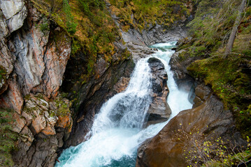 Krimml Waterfalls in High Tauern National Park - Austria