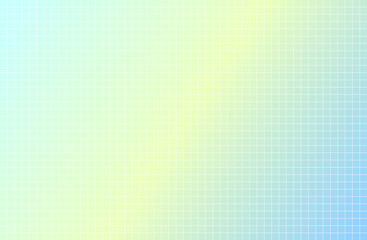 ドット絵 パステルカラーグラデーション背景 黄緑色・黄色・青色〜Pixel art pastel color gradient background yellow-green, yellow, blue〜