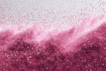 Abstract, vibrant pink powder explosion